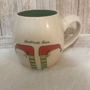 Rae Dunn Christmas Cheer Elf Feet Mug